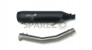 Fit For Royal Enfield Bear 650 Stainless Steel Exhaust Silencer Black     - SPAREZO